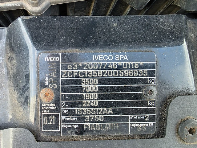 Iveco 35s12 2017 - afbeelding 10 van  36