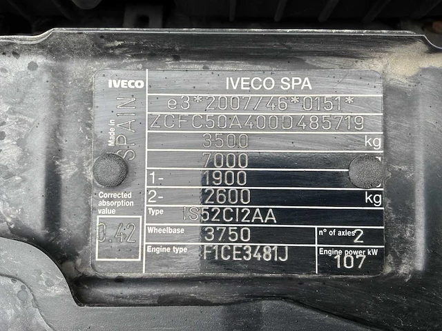 Iveco 50c daily bedrijfswagen - afbeelding 42 van  57