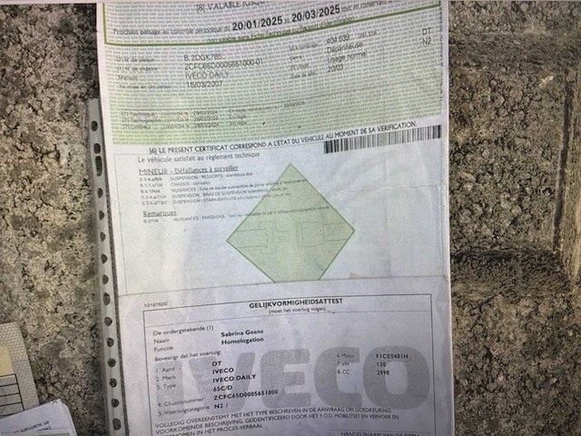 Iveco dagelijks 65cid bestelwagen - afbeelding 2 van  3