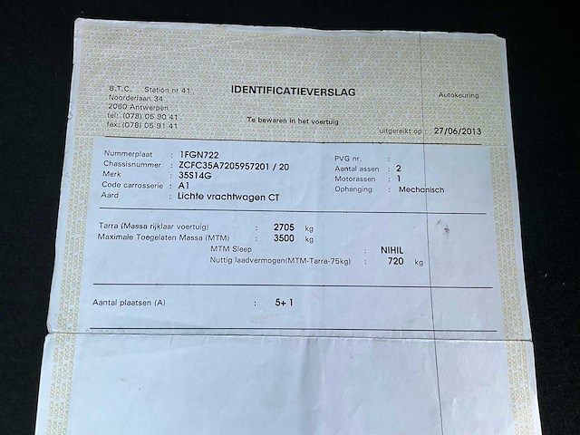 Iveco daily 35s14 cng dubbele cabine - 37000km - hoog dak - afbeelding 12 van  17