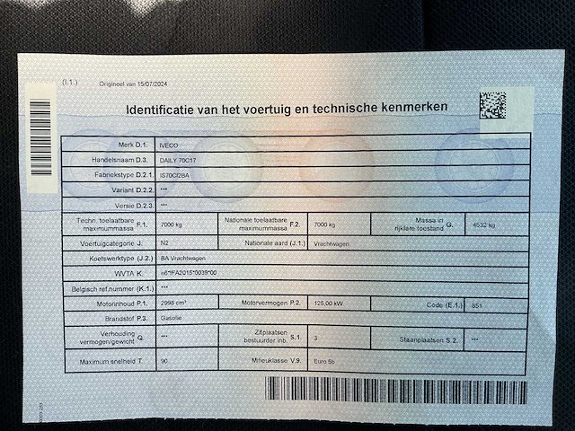 Iveco daily takelwagen - afbeelding 16 van  17