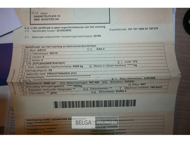Iveco daily vrachtwagen / bureelwagen - afbeelding 3 van  23