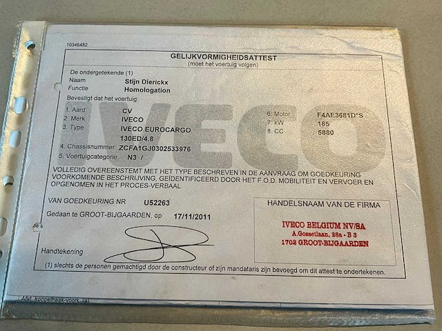 Iveco eurocargo - ml130e25d - truck - 2010 - afbeelding 41 van  47