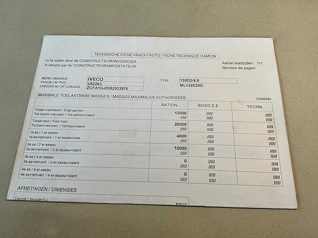 Iveco eurocargo - ml130e25d - truck - 2010 - afbeelding 42 van  47