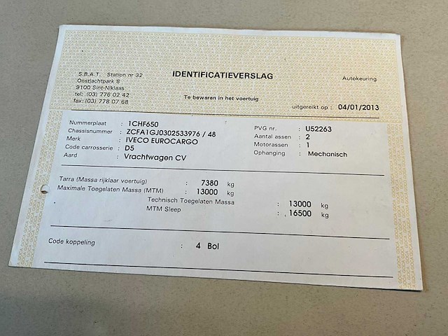 Iveco eurocargo - ml130e25d - truck - 2010 - afbeelding 44 van  47