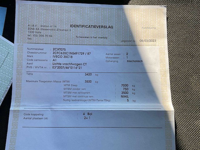 Iveco l4 35c18 bedrijfswagen - afbeelding 27 van  34