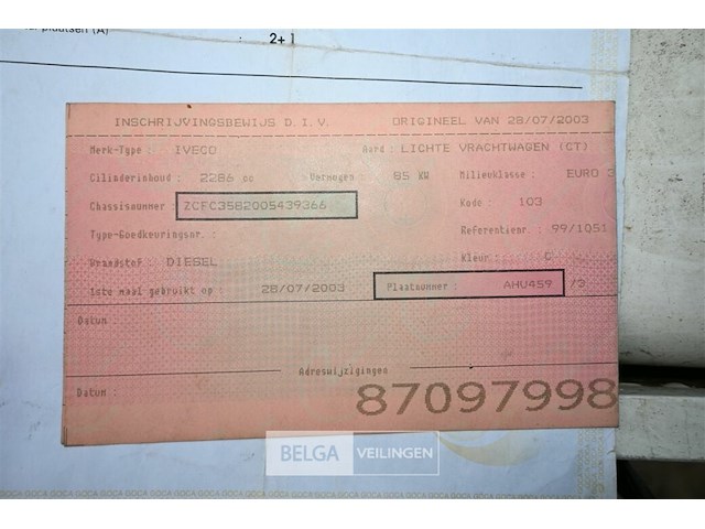 Iveco lichte vrachtwagen - afbeelding 21 van  21