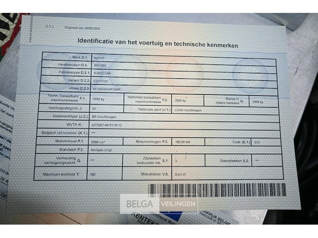 Iveco lichte vrachtwagen - afbeelding 13 van  27