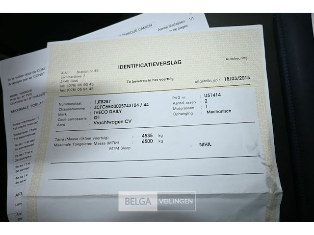 Iveco vrachtwagen voor brandweermateriaal - afbeelding 11 van  27