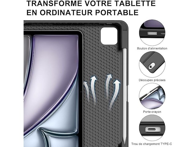 Iveoppe azerty-toetsenbord met trackpad - afbeelding 5 van  5