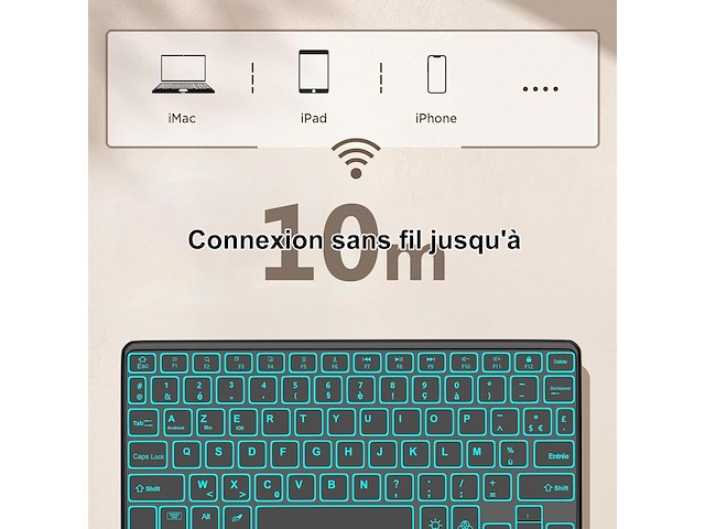 Iveoppe toetsenbordhoes met trackpad - afbeelding 3 van  7