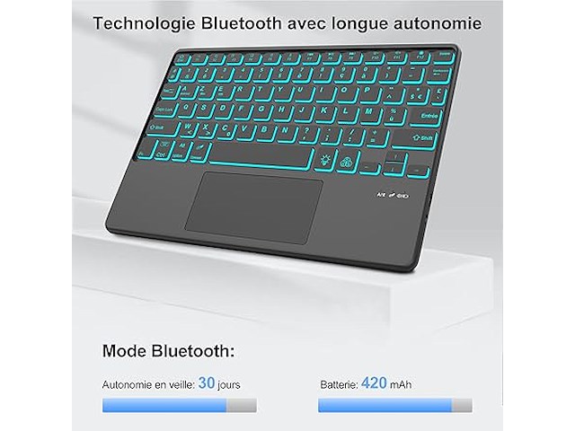 Iveoppe toetsenbordhoes met trackpad - afbeelding 5 van  7