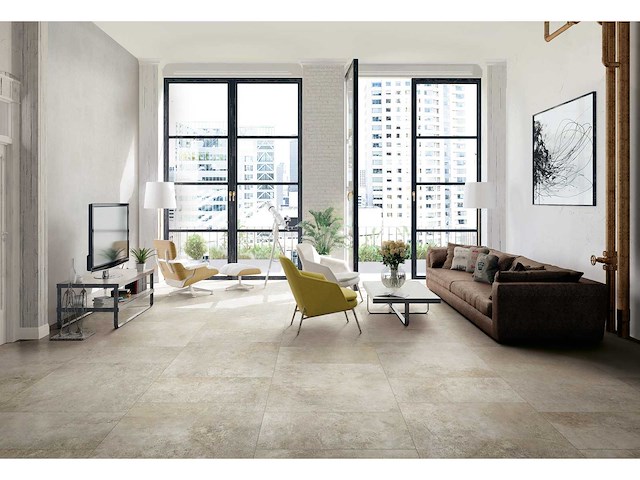 Ivory concrete beige 115.2m² - afbeelding 1 van  2