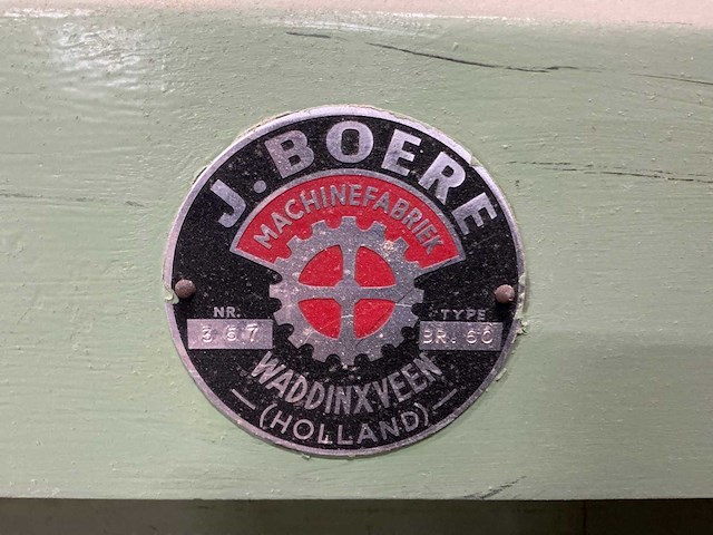 J. boere br.60 breedbandschuurmachine - afbeelding 7 van  9