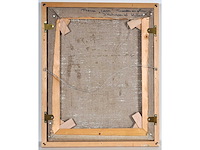 J. verheggen - france laon, touristes en plein - olie op doek - 50x40 cm - afbeelding 6 van  7