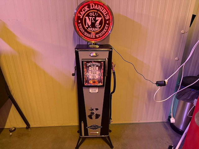 Jack daniels - benzinepomp kast - afbeelding 1 van  10