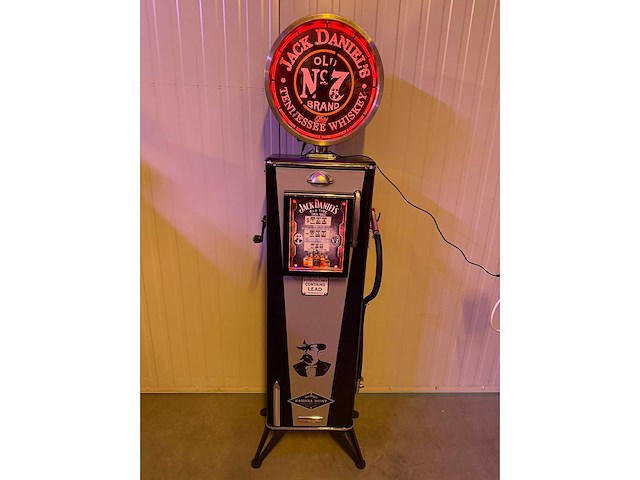 Jack daniels - benzinepomp kast - afbeelding 3 van  10