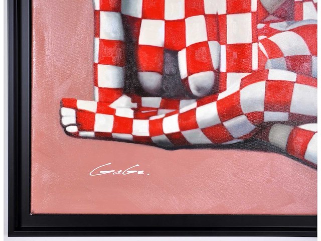 Jack gage – 4 filles - olie op doek - 90x120 cm - afbeelding 5 van  9