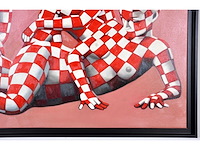 Jack gage – 4 filles - olie op doek - 90x120 cm - afbeelding 6 van  9