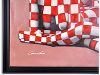 Jack gage – 4 filles - olie op doek - 90x120 cm - afbeelding 3 van  11