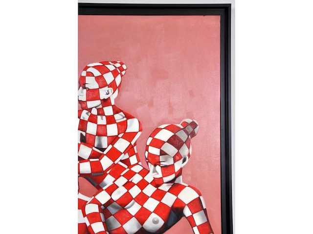 Jack gage – 4 filles - olie op doek - 90x120 cm - afbeelding 5 van  11