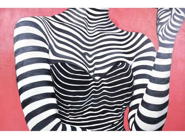 Jack gage – chapeau - olie op doek - 120x90 cm - afbeelding 3 van  14