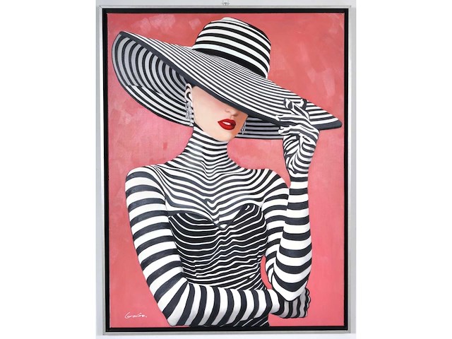 Jack gage – chapeau - olie op doek - 120x90 cm - afbeelding 7 van  14