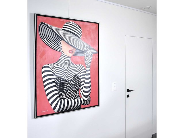 Jack gage – chapeau - olie op doek - 120x90 cm - afbeelding 9 van  14