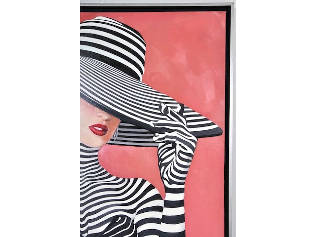 Jack gage – chapeau - olie op doek - 120x90 cm - afbeelding 12 van  14