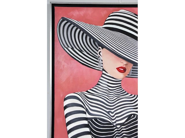 Jack gage – chapeau - olie op doek - 120x90 cm - afbeelding 13 van  14