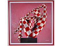 Jack gage – la pause - olie op doek - 100x100 cm