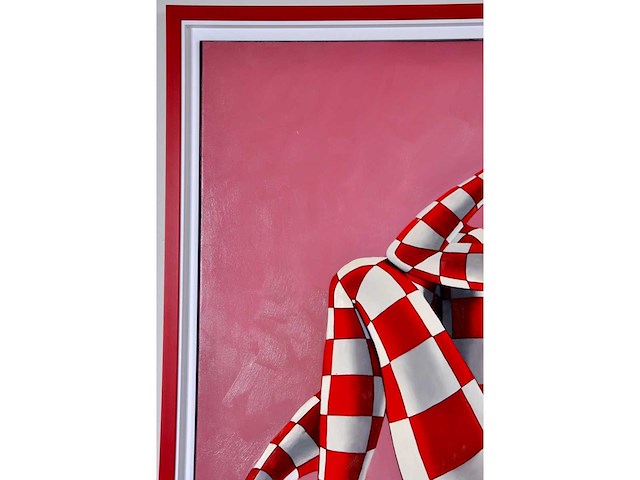 Jack gage – la pause - olie op doek - 100x100 cm - afbeelding 10 van  12