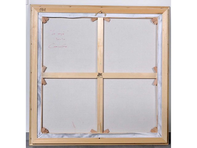 Jack gage – le couple - olie op doek - 100x100 cm - afbeelding 6 van  14