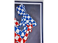 Jack gage – le couple - olie op doek - 100x100 cm - afbeelding 13 van  14