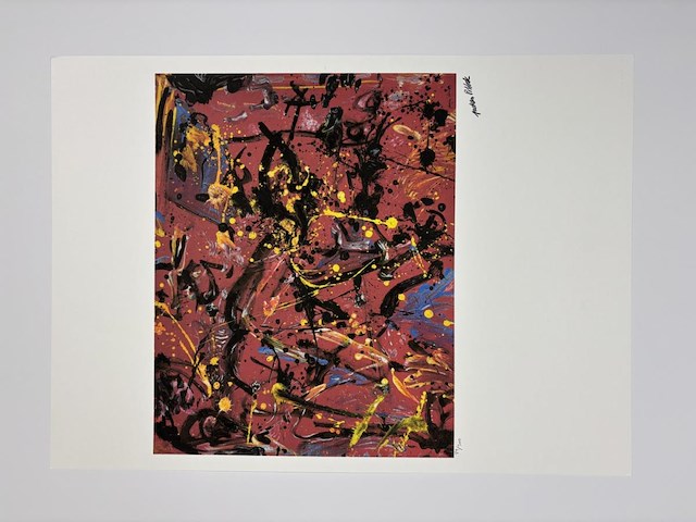 Jackson pollock - gelimiteerde editie - afbeelding 1 van  1