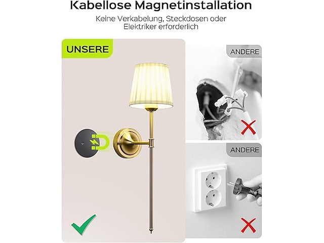 Jackyled accu wandlampen - afbeelding 3 van  5