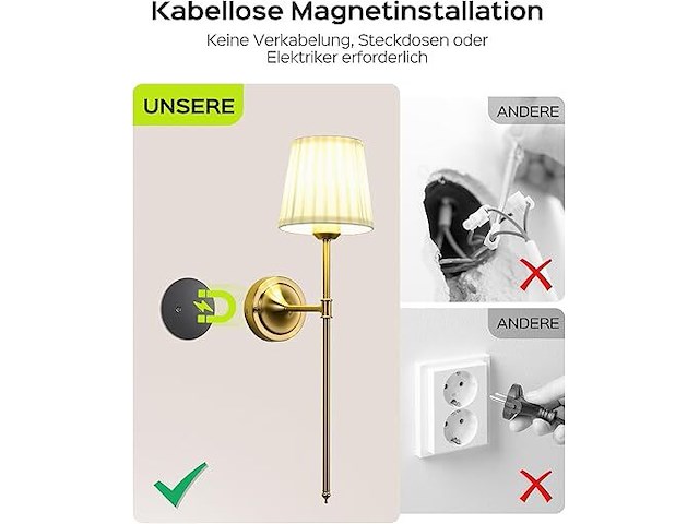 Jackyled accu wandlampen - afbeelding 3 van  5