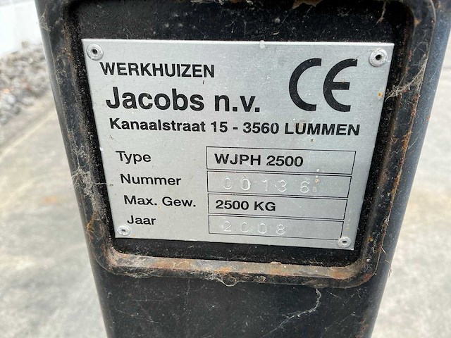 Jacobs wjph2500 pallethaak - afbeelding 5 van  5