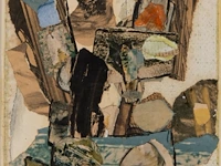 Jacques doucet (1924-1994), untitled, collage, 29 x 21 cm. (11.41 x 8.26 in.), frame: 75.5 x 60.5 cm. (29.71 x 23.82 in.)