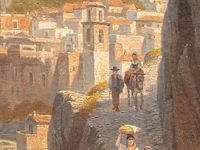 Jacques françois carabain (1834-1933), view of amalfi, oil on canvas 70 x 46 cm. (27.55 x 18.10 in.), frame: 98 x 76 cm. (38.57 x 29.92 in.) - afbeelding 7 van  7