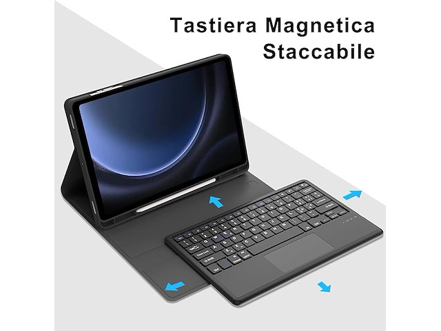 Jademall azerty-toetsenbord met trackpad - afbeelding 5 van  6