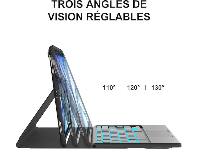 Jademall azerty-toetsenbord met trackpad - afbeelding 2 van  6