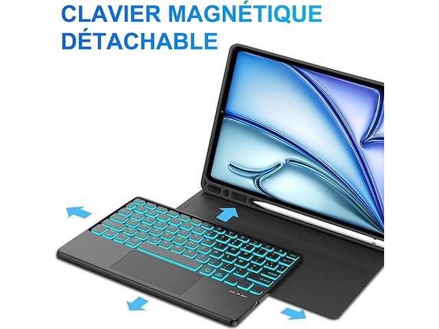 Jademall azerty-toetsenbord met trackpad - afbeelding 6 van  6