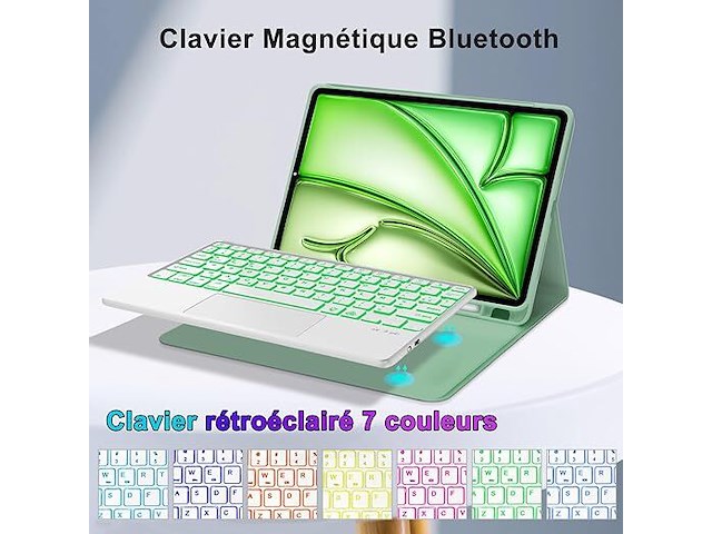 Jademall azerty-toetsenbord met trackpad - afbeelding 3 van  5