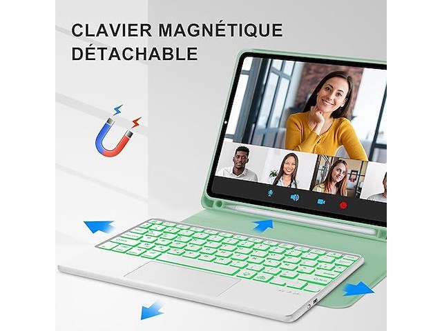 Jademall azerty-toetsenbord met trackpad - afbeelding 5 van  5