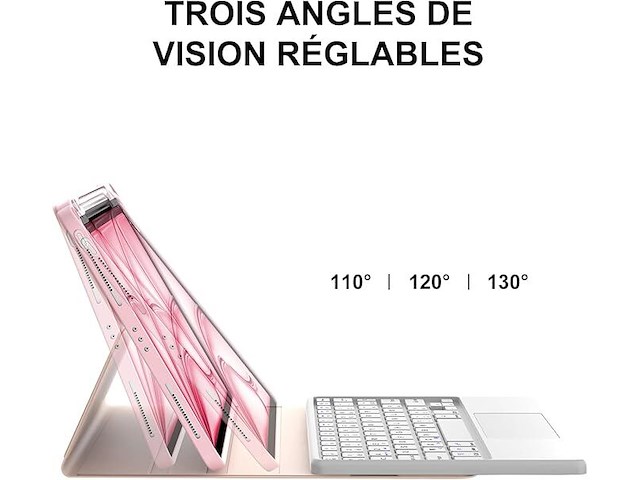 Jademall azerty-toetsenbord met trackpad - afbeelding 2 van  6