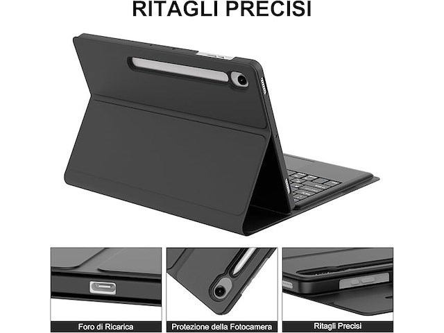 Jademall azerty-toetsenbord met trackpad - afbeelding 3 van  6