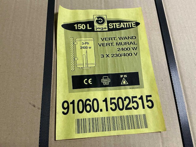 Jaga elektrische vertikale wandboiler 150l - afbeelding 4 van  4