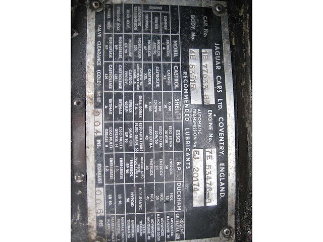 Jaguar - coupé - e type - oldtimer - afbeelding 8 van  48