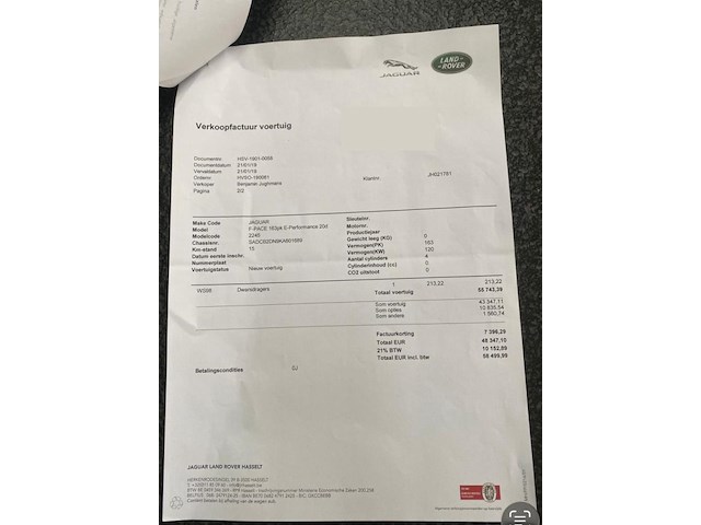 Jaguar f-pace 163pk e-performance 20d, 2019 - afbeelding 4 van  15